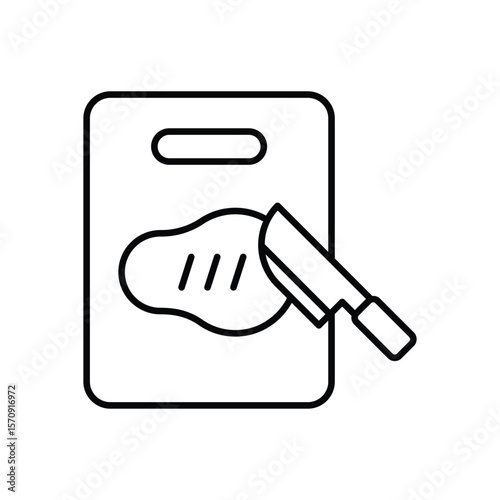 Cutting Board Vector icon