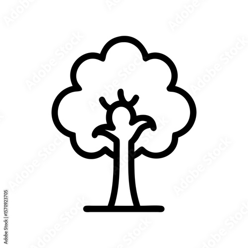 tree silhouette vector