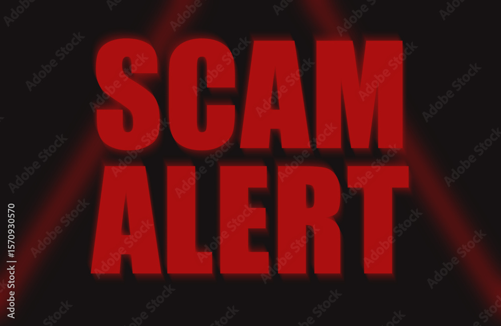Obraz premium Urgent Scam Alert Protect Yourself from Online Fraud