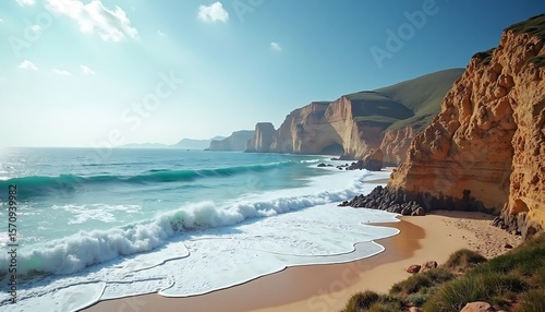 beach and sea