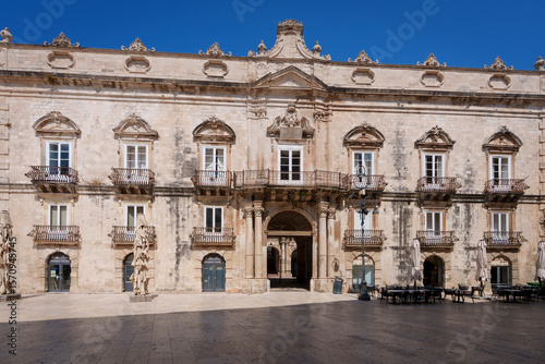 Syracuse, Italy: 06232024: Palazzo Beneventano Del Bosco