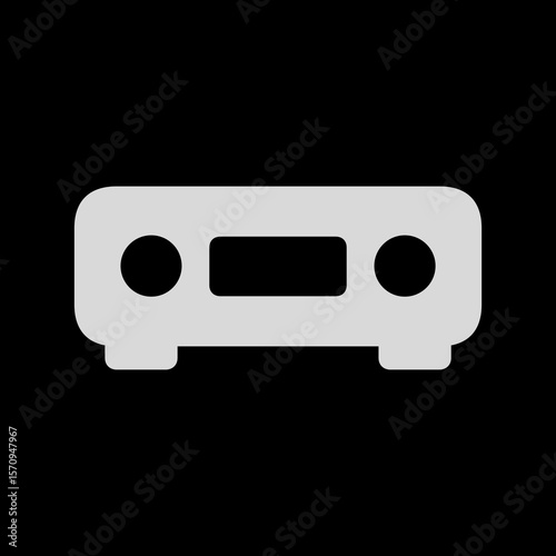 Hi-Fi Receiver Filled Icon