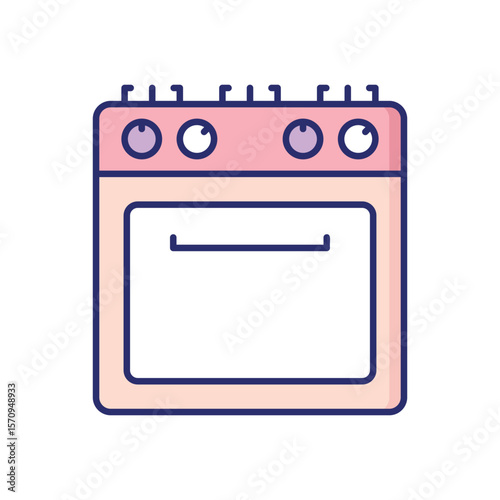 Gas Stove vector icon