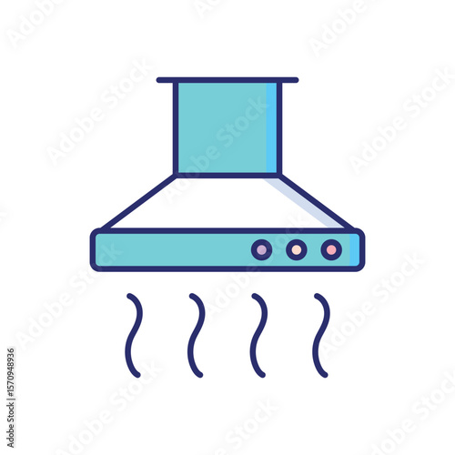 Extractor Hood vector icon