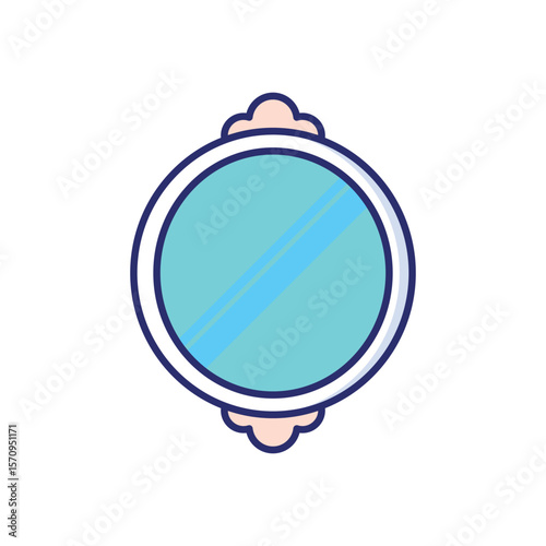 Mirror vector icon