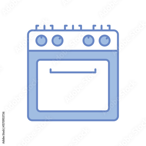 Gas Stove vector icon
