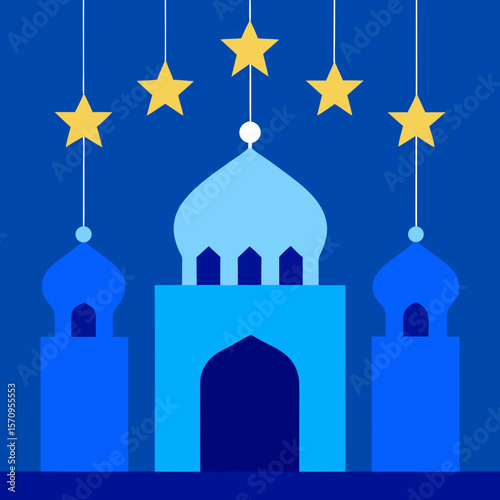 mosque in the night