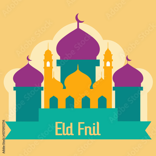 taj mahal vector illustration