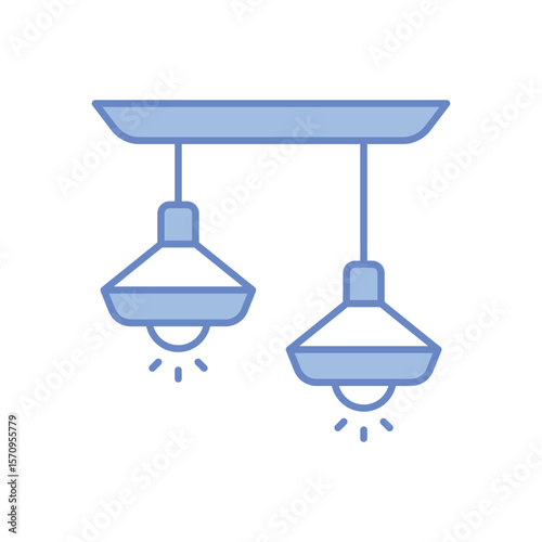 Ceiling Light vector icon