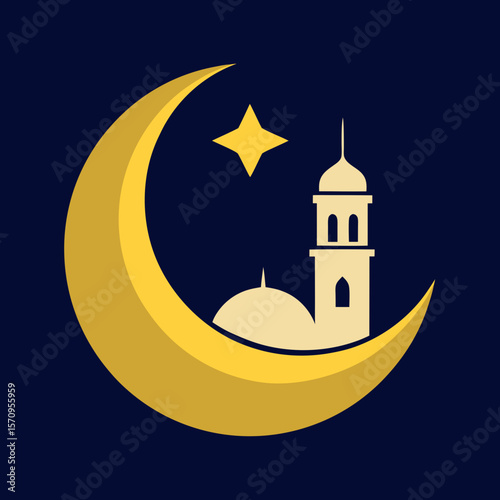 vector illustration of a mosque