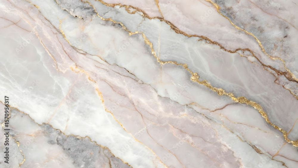 Naklejka premium Elegant Grey and Gold Marble Texture High-Resolution Background Image