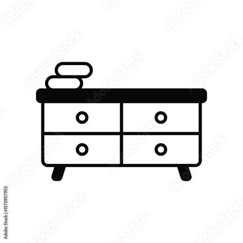 Console Table vector icon