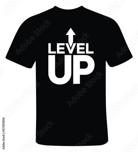 Level Up Gaming T-Shirt Design
