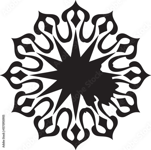 Heart-Shaped Islamic Mandala & Mosque Silhouette Vector Pack