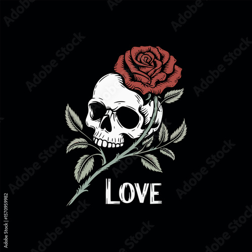 skull t shirt design