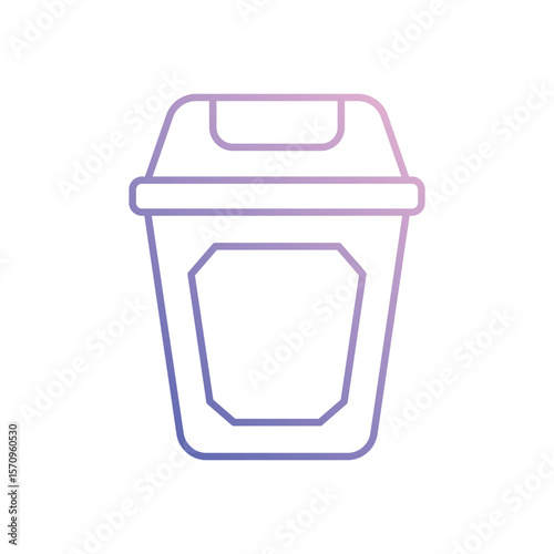 Trash Can vector icon