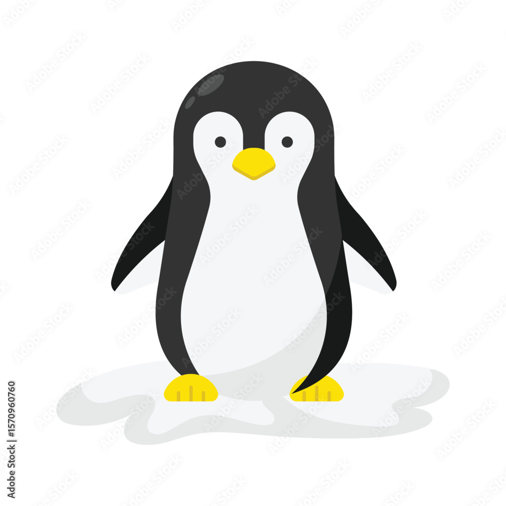 Obraz premium Penguin Vector style icon. Eps 10 file