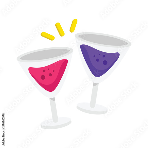 Drink Vector style icon. Eps 10 file