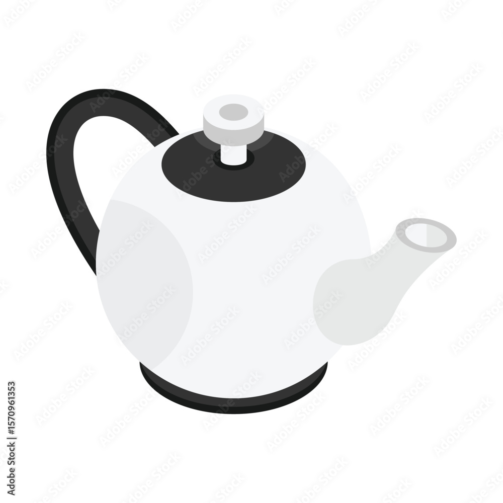 Obraz premium Teapot Vector style icon. Eps 10 file