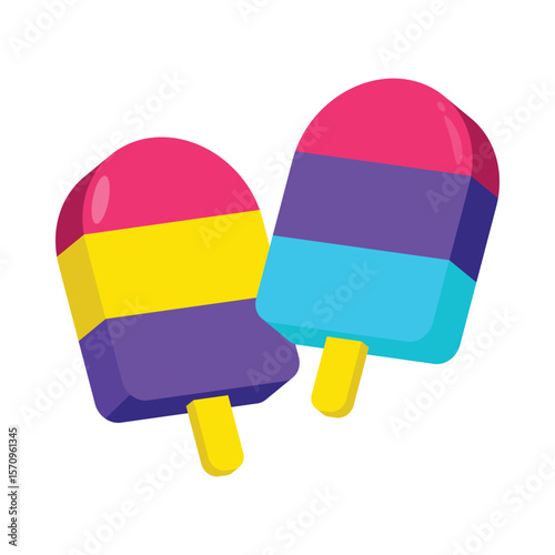 Ice Cream Vector style icon. Eps 10 file