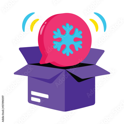 Winter Is Coming Vector style icon. Eps 10 file