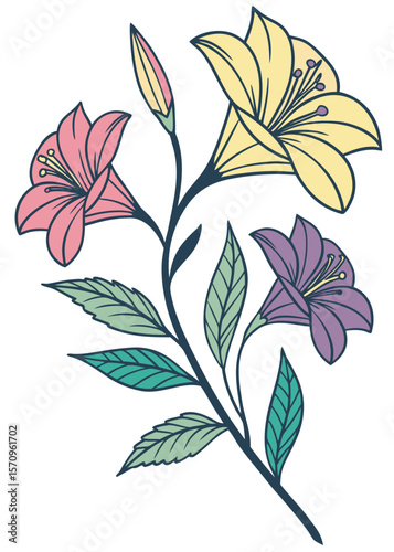 floral seamless pattern