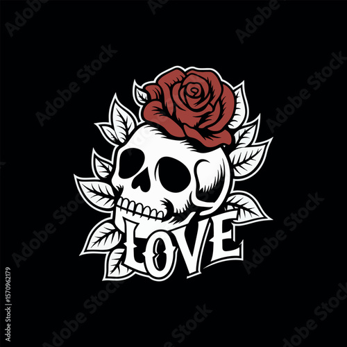 skull t shirt design