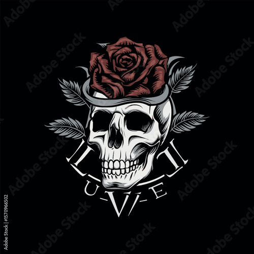skull t shirt design