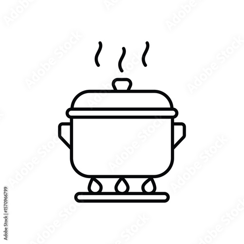 Cooking Pot vector icon