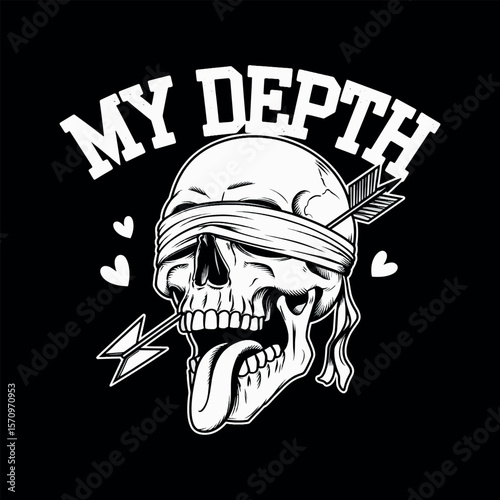 skull t shirt design
