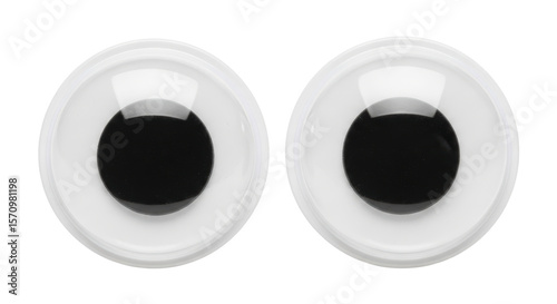 Isolated Googly Eyes