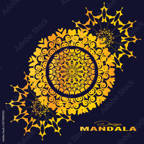 Floral Spirit Mandala Mystic Lines Mandala

 