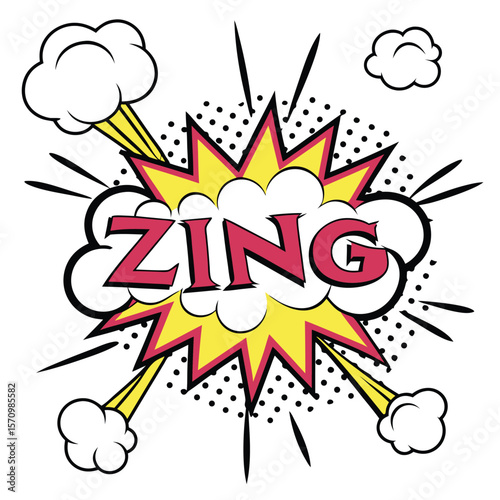 Comic book speech bubble design