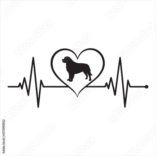 St. Bernard Heartbeat Line