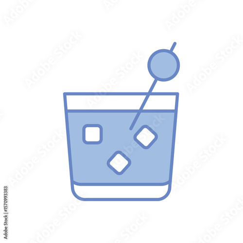 Black Russian vector icon