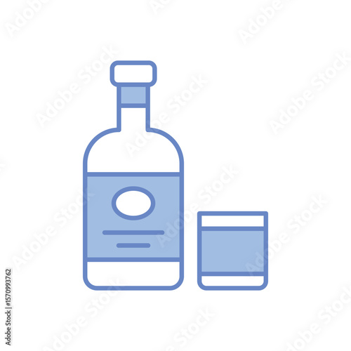 Vodka  vector icon