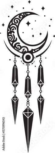 Mystic Moon & Crystal Dream vector Set