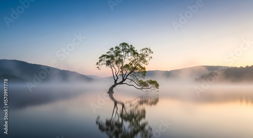 Lake wanaka tree new zealand landscape photography scenic travel destination nature wallpaper background image