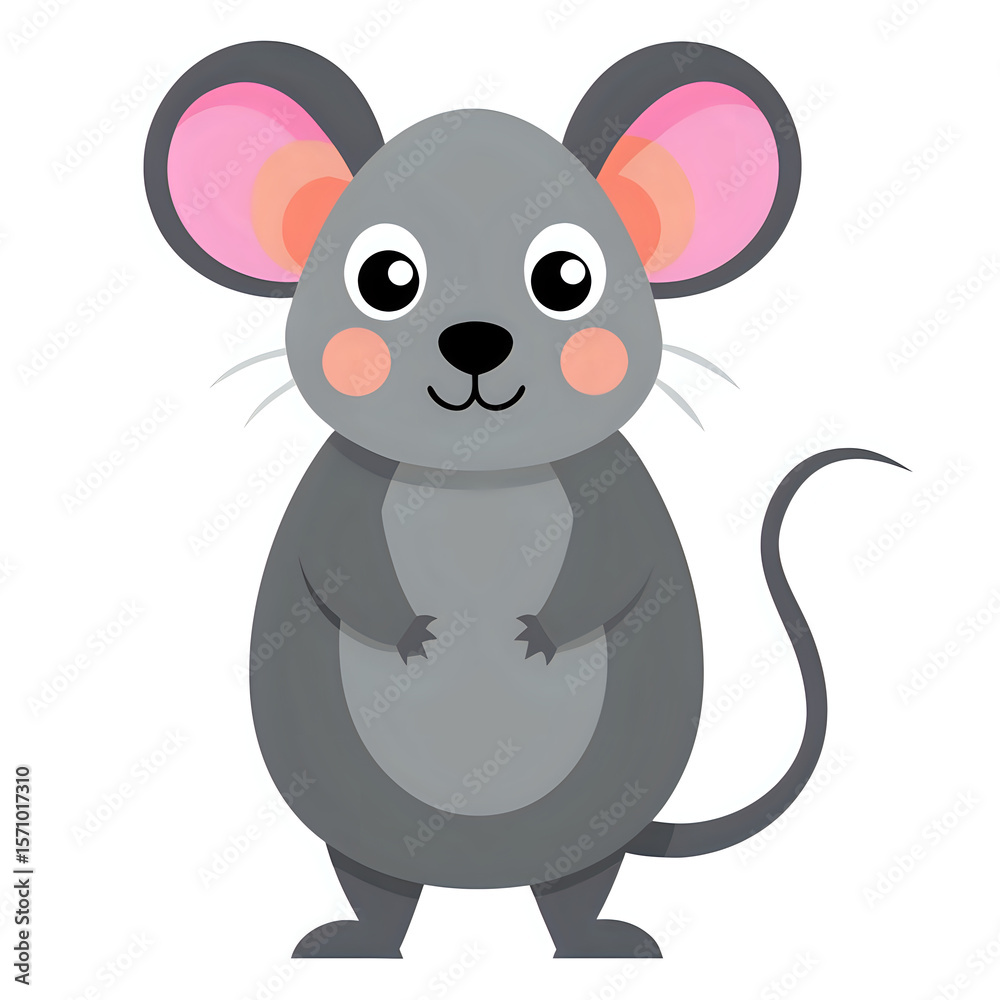 Fototapeta premium mouse ,white background