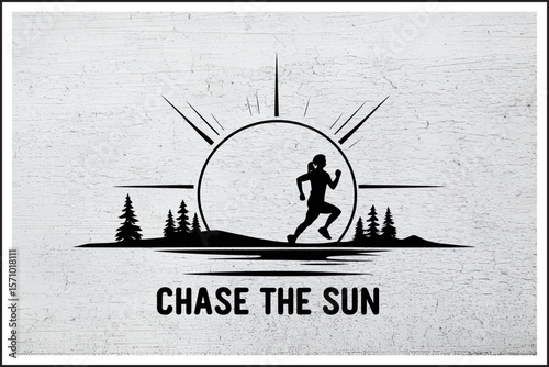 Chasing the Sunlight,
Run Toward the Horizon,
Sunset Runner,
Pursuit of Light
