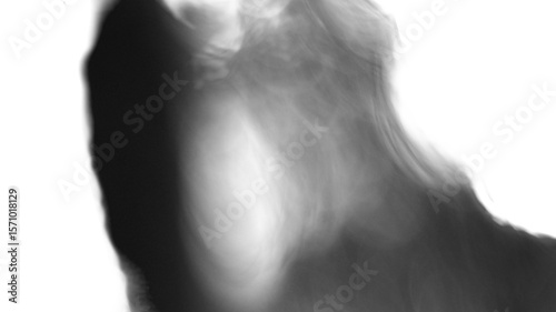 grunge shadow effect dust on white background