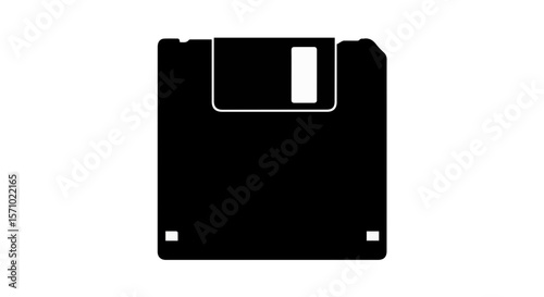 Floppy disk icon vector illustration retro vintage storage media data backup save file symbol computer technology