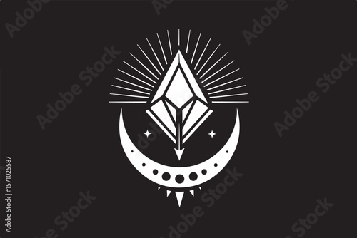 Mystic Moon & Crystal Dream vector Set