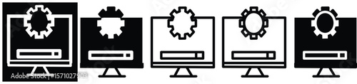 System update vector icon