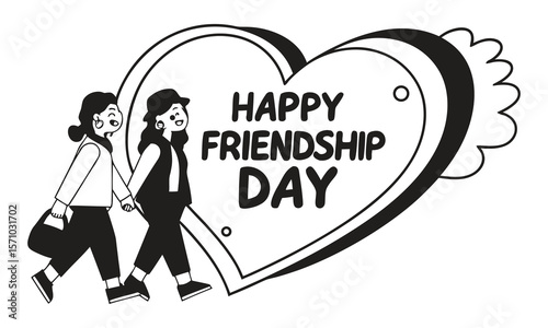 Celebrating the Joy of Friendship Day with Smiles, Togetherness, and a Heart Full of Love.