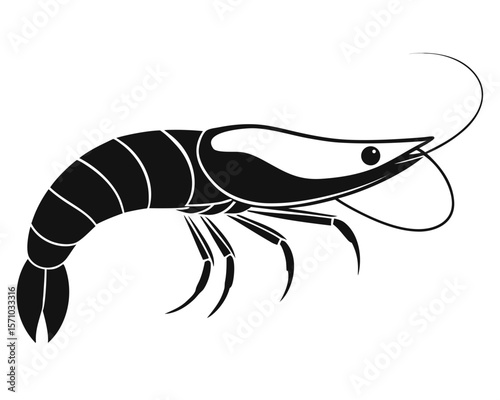vector illustration of cartoon fish
