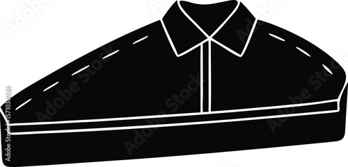 quiche Lorraine slice top view shirt