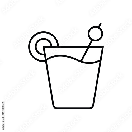Bloody Mary vector icon