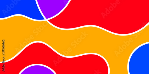 Abstract geometric shapes in vibrant colors (12)
