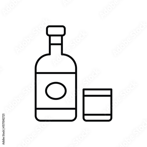 Scotch  vector icon